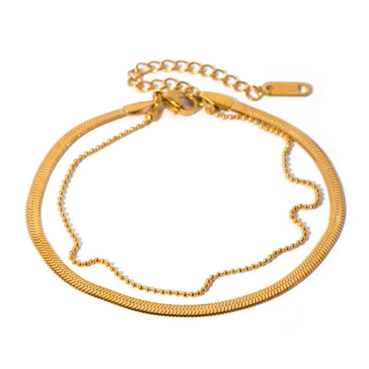 Twisted boll bracelet