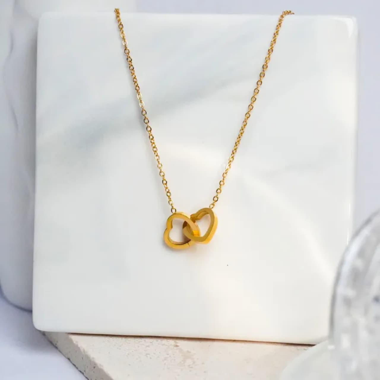 Twisted heart necklace