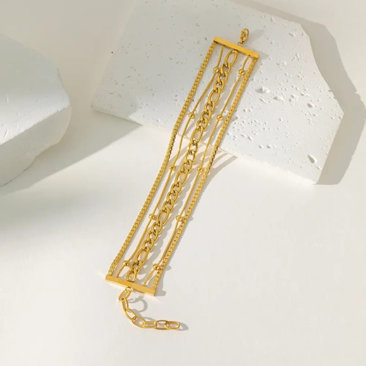 Five layers bracelet