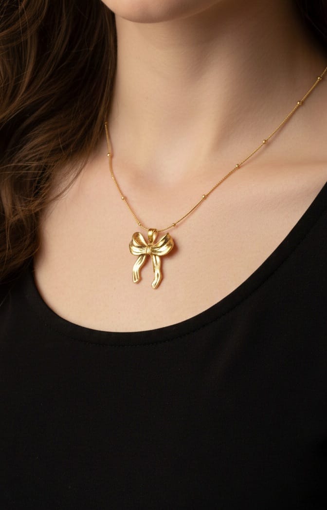 Bow Antique Necklace