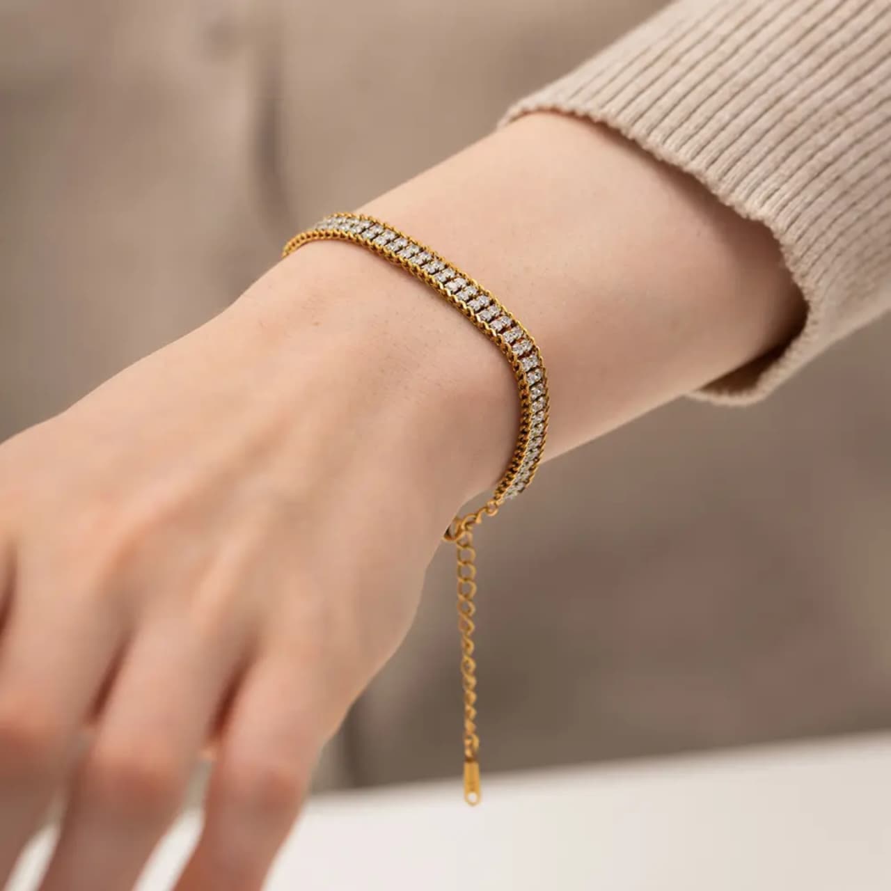 Lester Dual Stone Bracelet