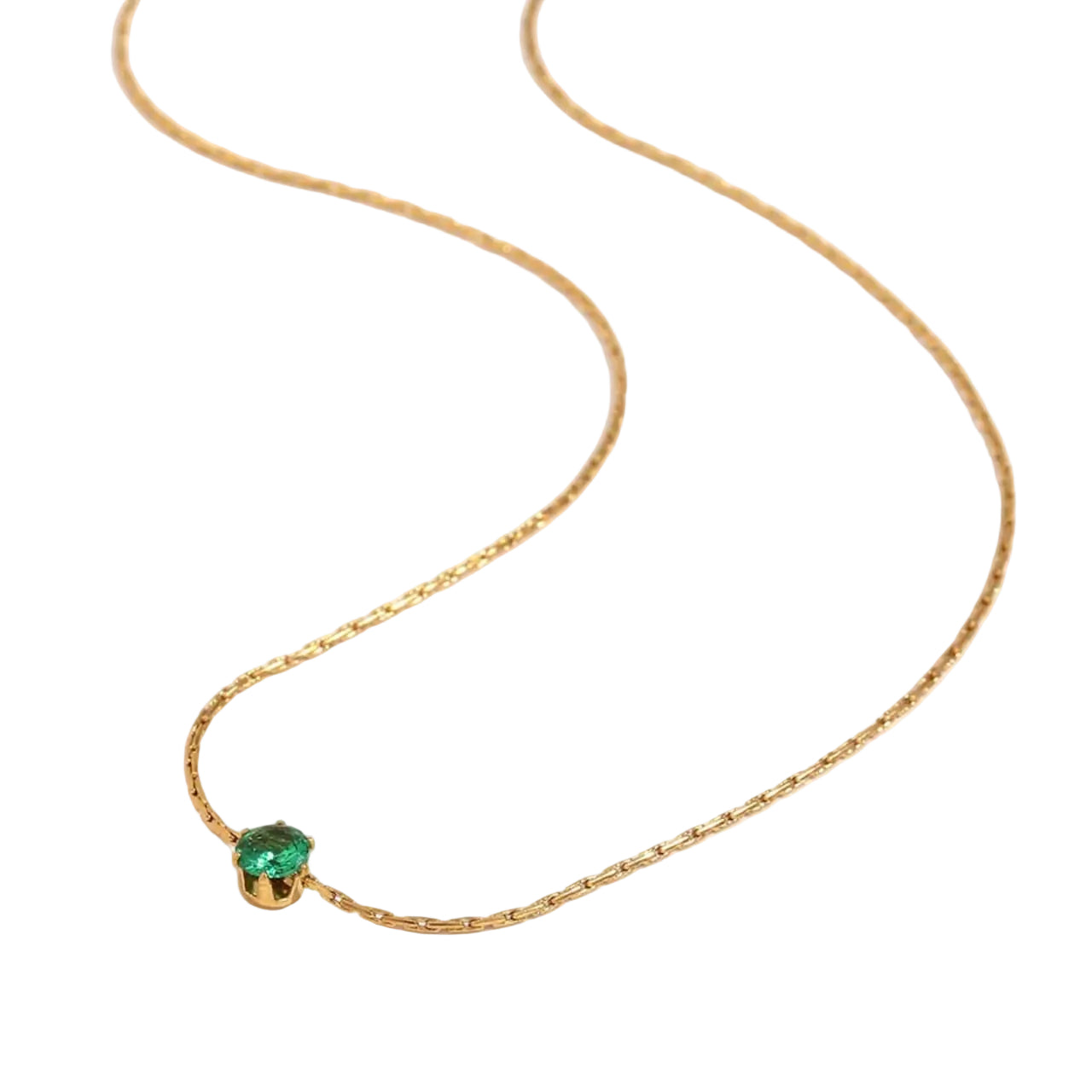 Green Zircon necklace