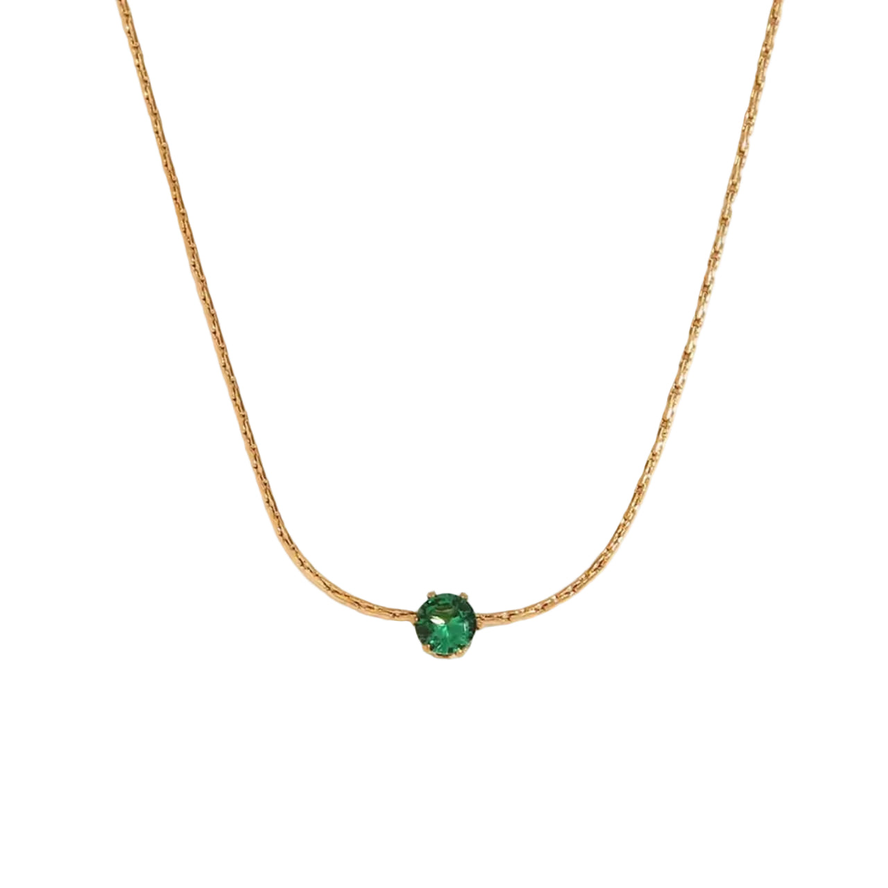 Green Zircon necklace