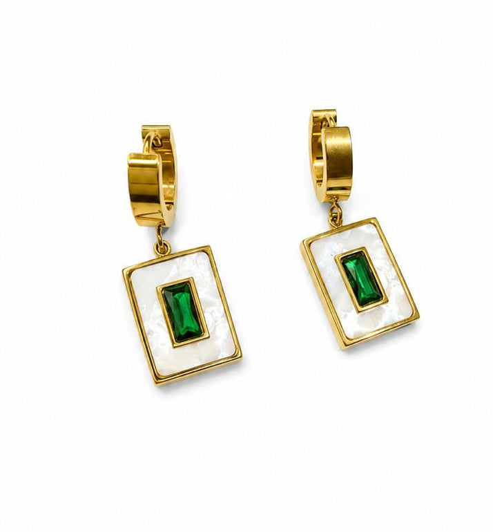 emerald earrings